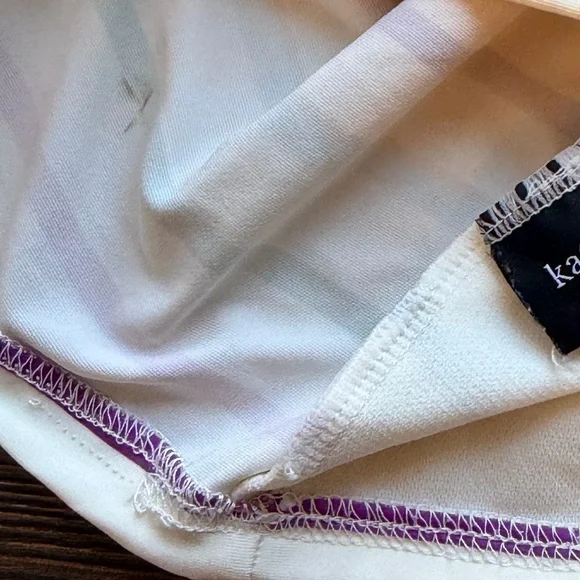 Kate Spade Sport or Swim Striped Multicolor Crop Top Small - Picture 11 of 14